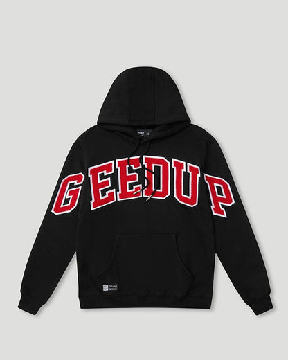 Geedup Team Logo Hoodie Black/White/Red