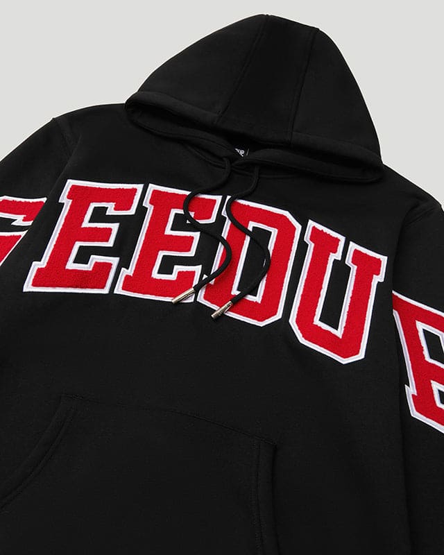 Geedup Team Logo Hoodie Black/White/Red