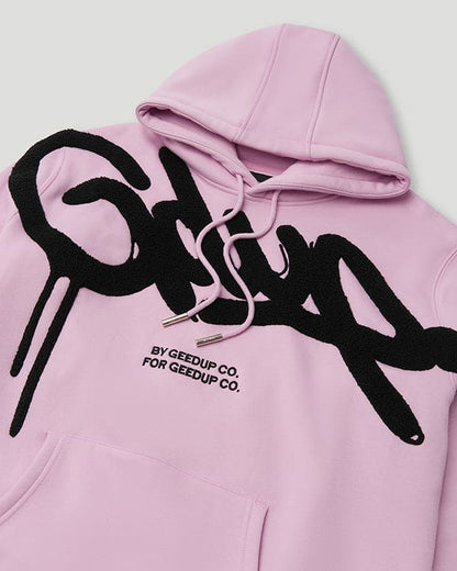Geedup Handstyle Hoodie Lavender/Black Large & XL