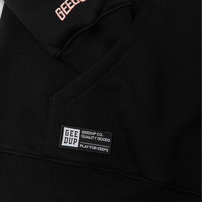 Geedup Handstyle Hoodie 'Black / Peach' (2024) XS - 4XL
