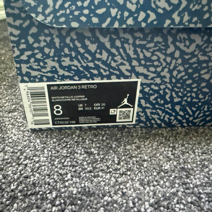 Jordan 3 Retro Wizards 8M USED Great Condition
