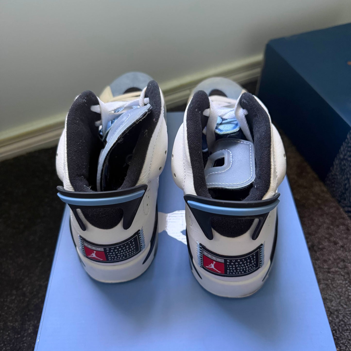 Jordan 6 Retro UNC White 8M USED Great Condition