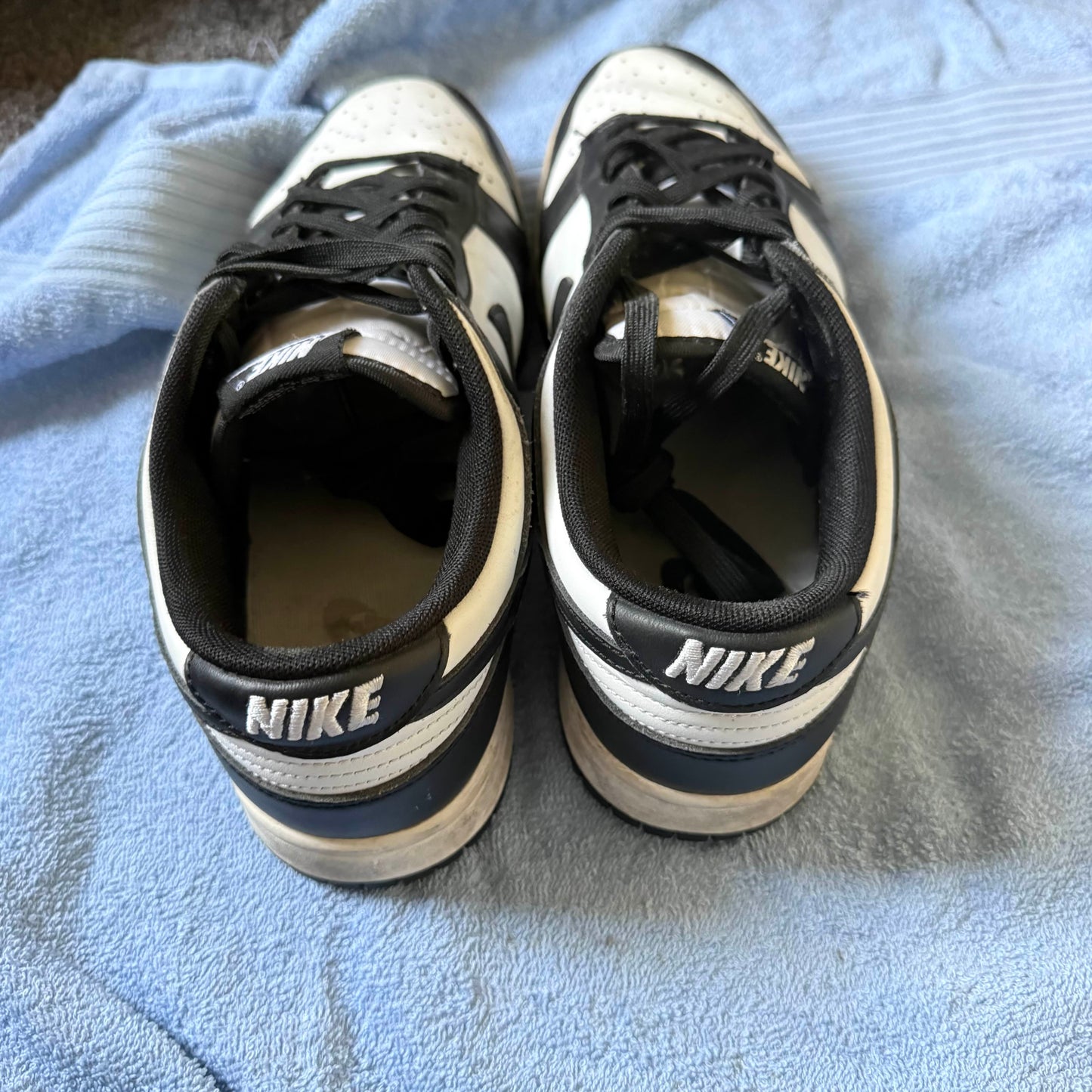 Nike Dunk Low Panda USED COOKED Condition