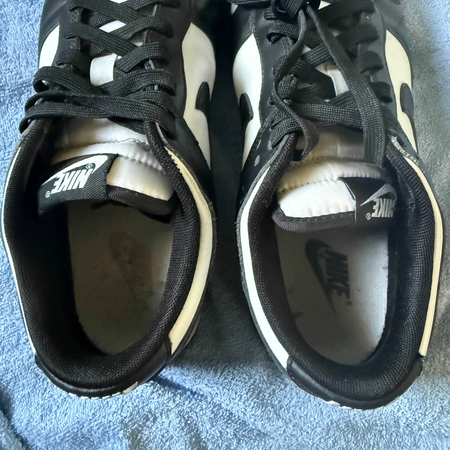 Nike Dunk Low Panda USED COOKED Condition
