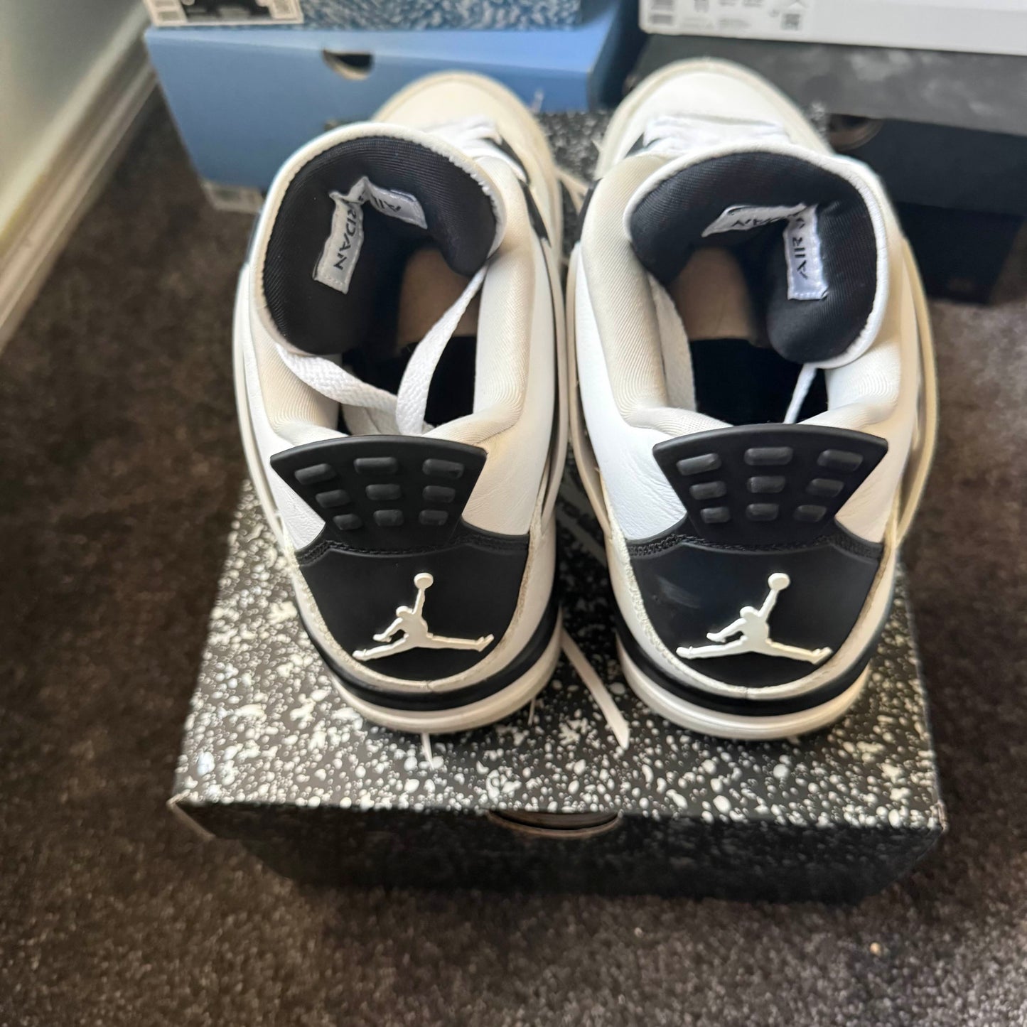 Jordan 4 Retro Military Black 9M USED Great Condition