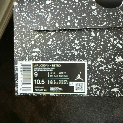 Jordan 4 Retro Military Black 9M USED Great Condition