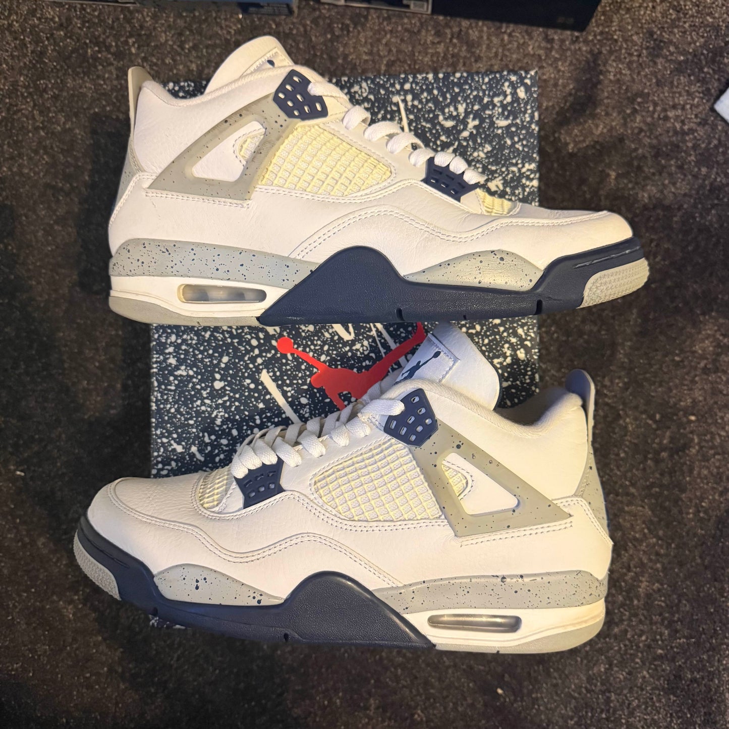 Jordan 4 Retro Midnight Navy 9M USED Great Condition