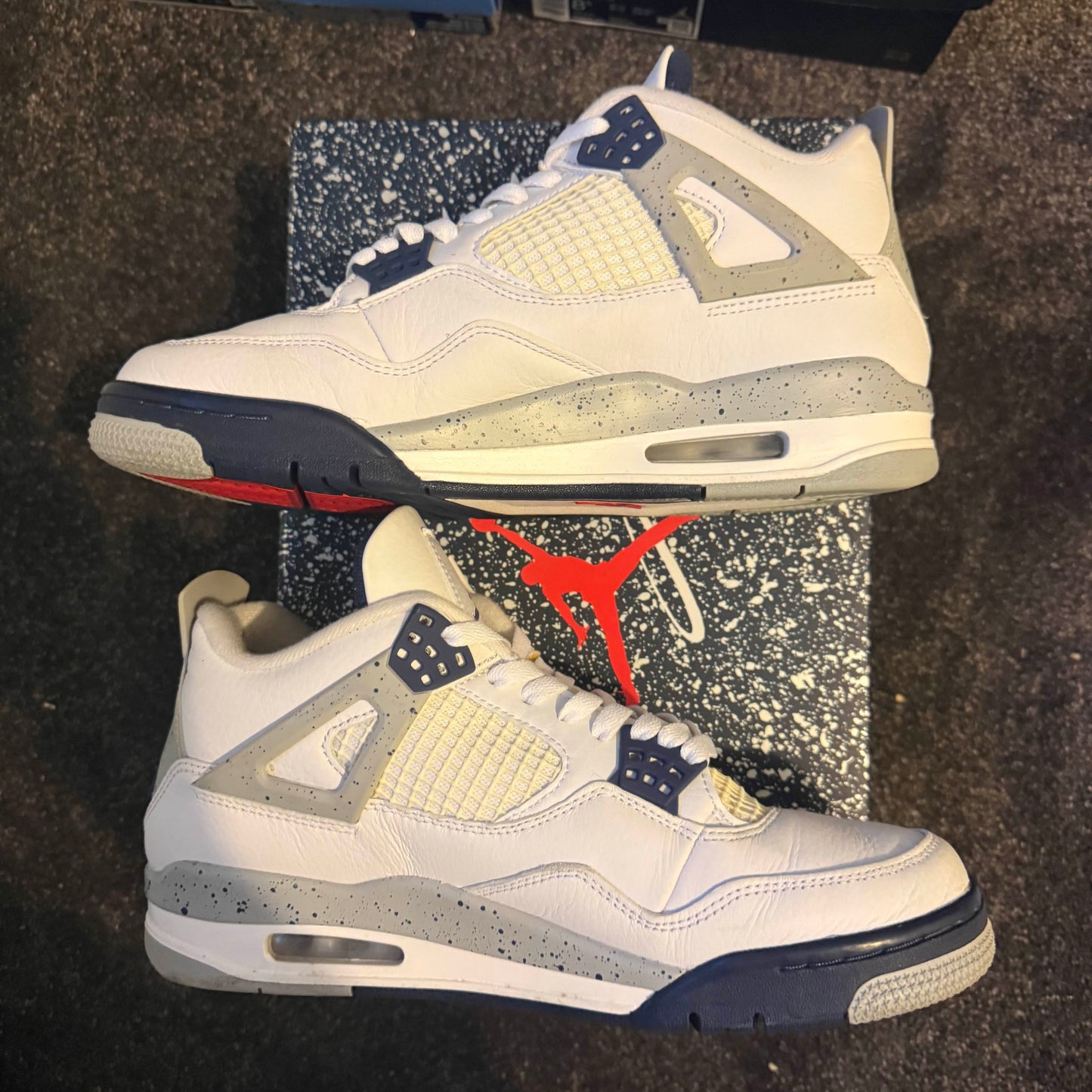 Jordan 4 Retro Midnight Navy 9M USED Great Condition