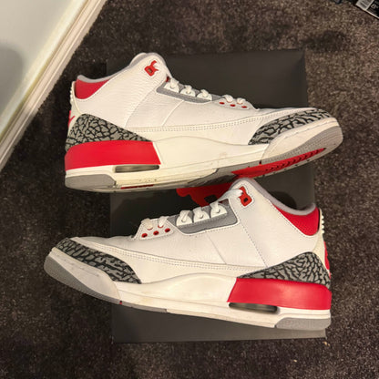 Jordan 3 Retro Fire Red (2022)
 9M Used Great Condition