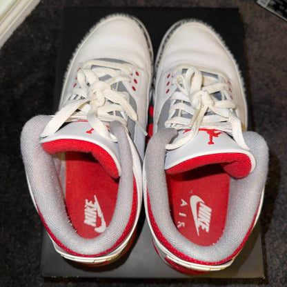 Jordan 3 Retro Fire Red (2022)
 9M Used Great Condition