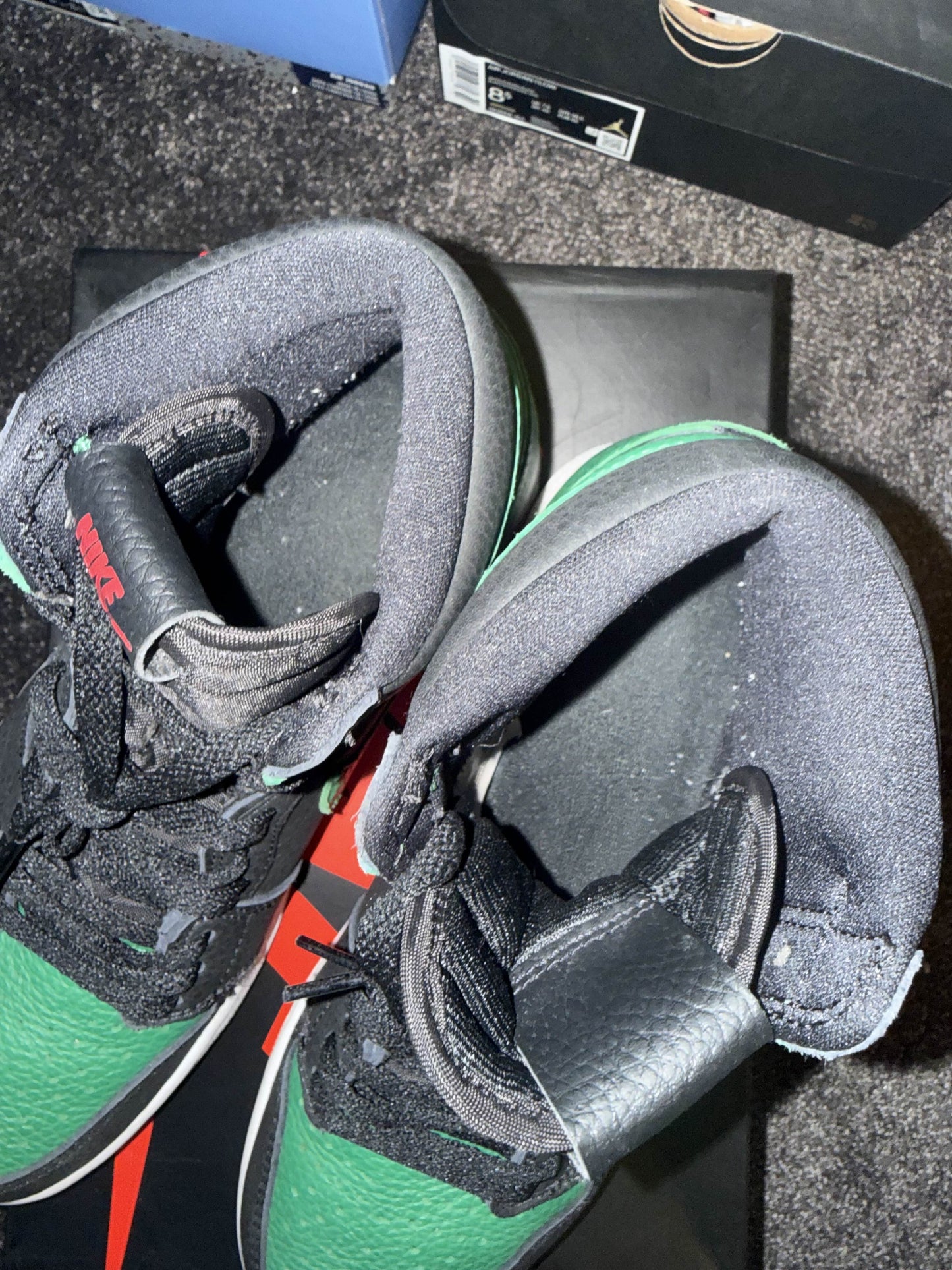 Jordan 1 Retro High Pine Green Black 2.0 8M USED Great Condition
