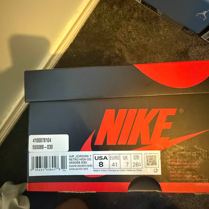 Jordan 1 Retro High Pine Green Black 2.0 8M USED Great Condition