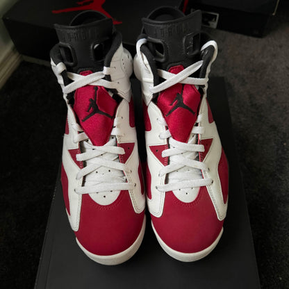 Jordan 6 Retro Carmine (2021) 9M Great Condition