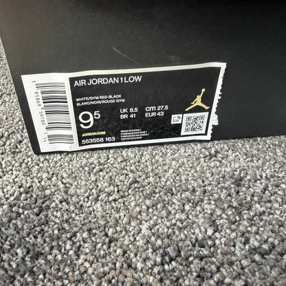 Jordan 1 Low Bulls 9.5M USED Great Condition