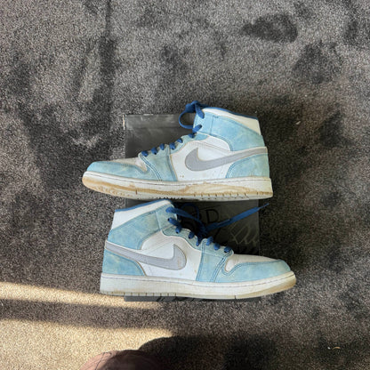 Jordan 1 Mid French blue 9M USED Great Condition