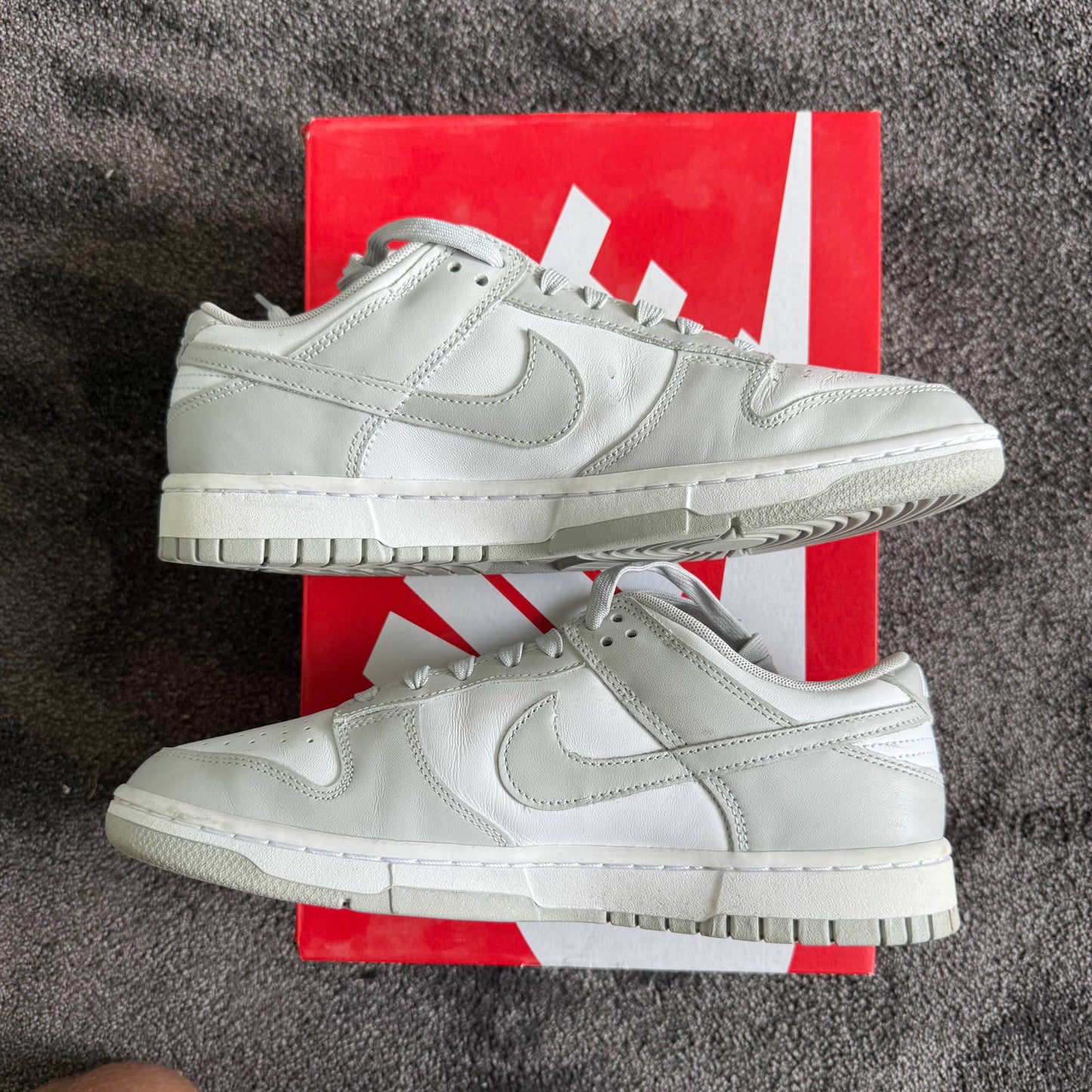 Nike Dunk low Grey Fog 9.5M USED Great Condition