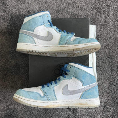 Jordan 1 Mid French blue 9.5M USED Great Condition