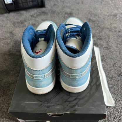 Jordan 1 Mid French blue 9.5M USED Great Condition