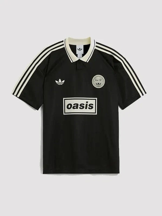Adidas x Oasis Tour Jacquard Jersey Black Small INHAND